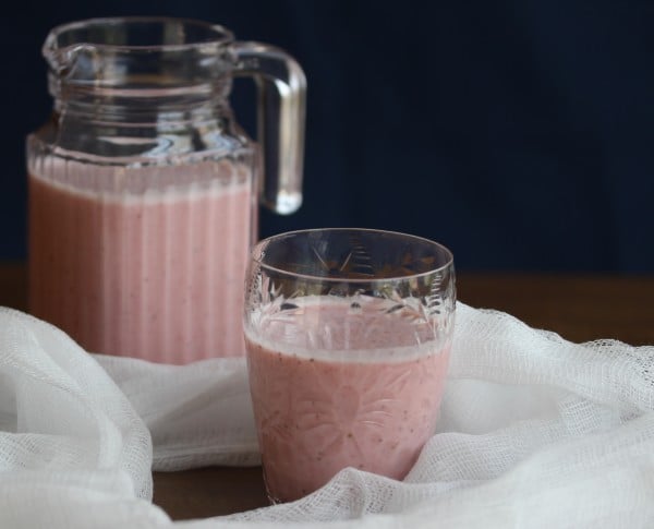 Strawberry Almond Milk