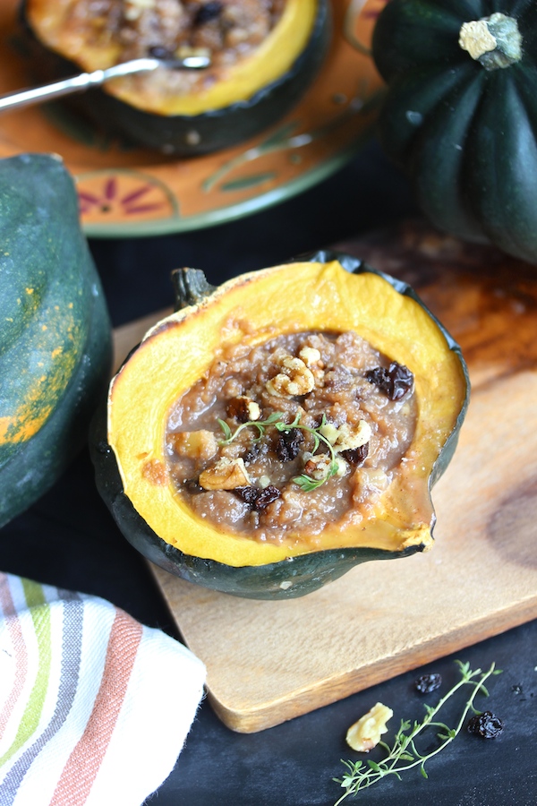 acorn squash with applesauce