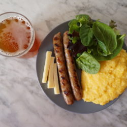 Farm Fresh Apple Cider Paired with Sausage & Polenta Sausage-Polenta 2
