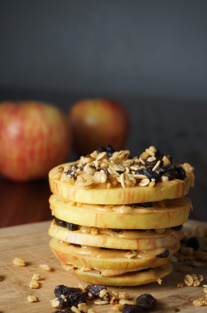 Granola-apple-slices