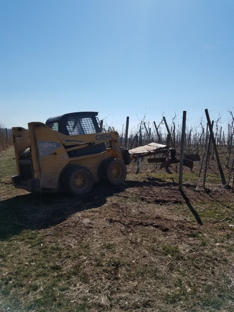 Orchard winter work