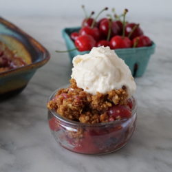 Sweet cherry crisp