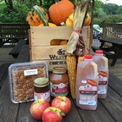 Honeycrisp cider, applesauce, apple butter, apple crisp