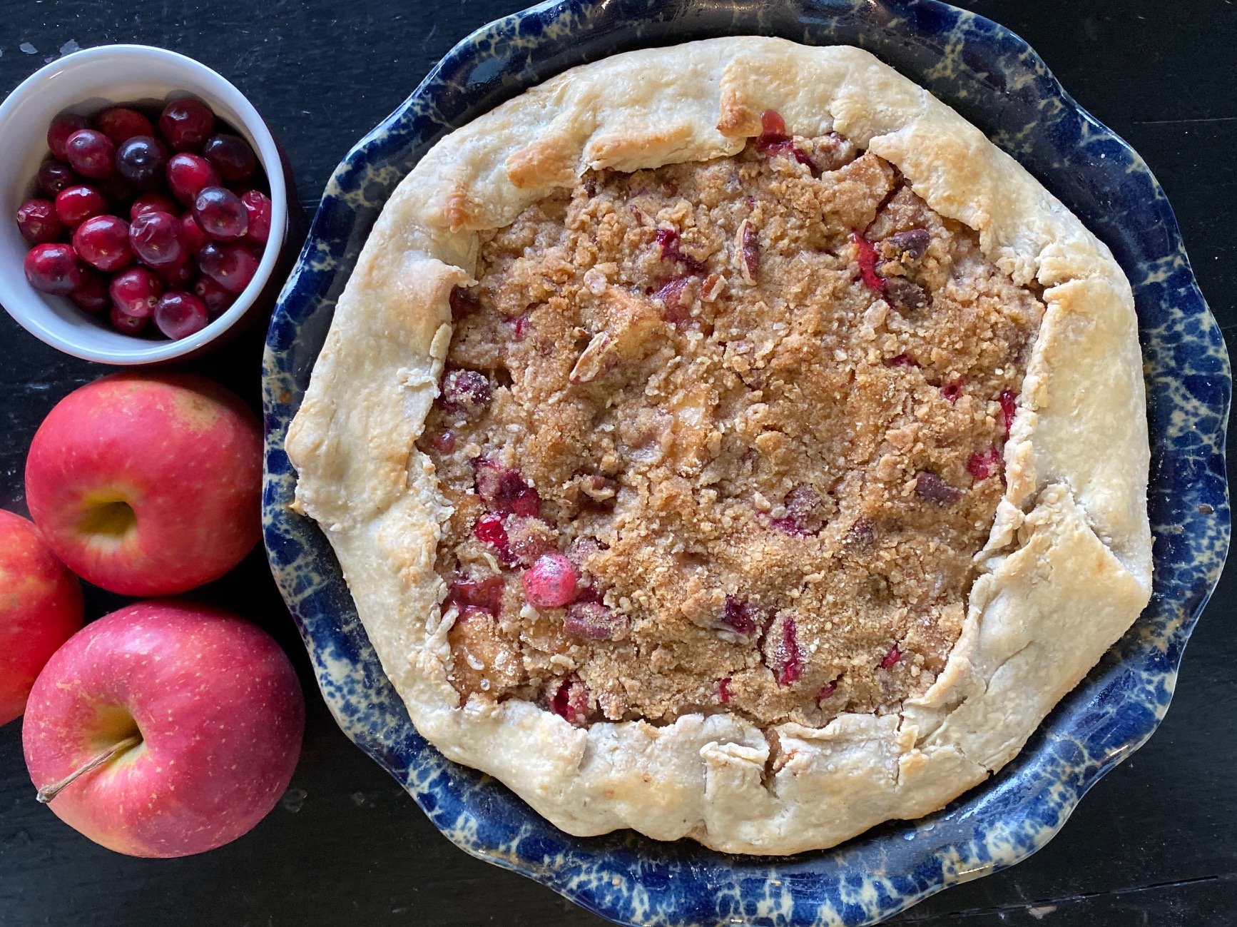 Apple Cranberry Galette