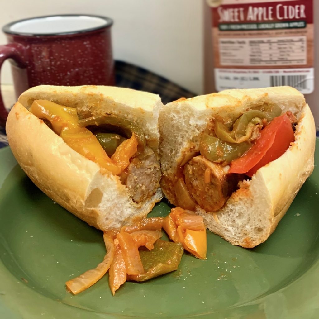 Sausage and Pepper hot lunch special