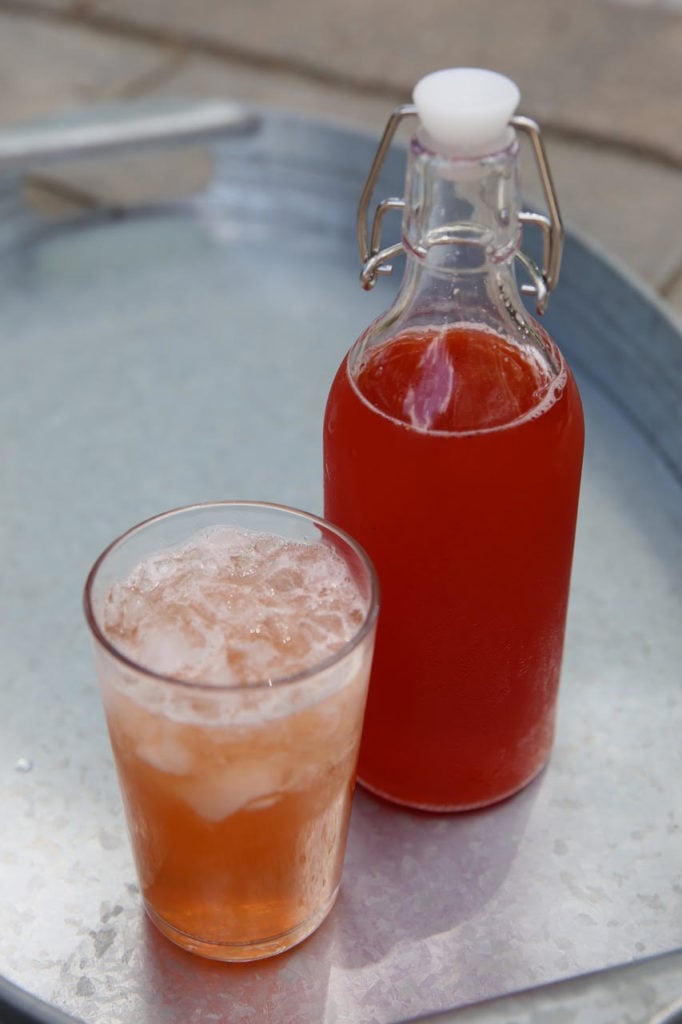 Strawberry-Basil Shrub