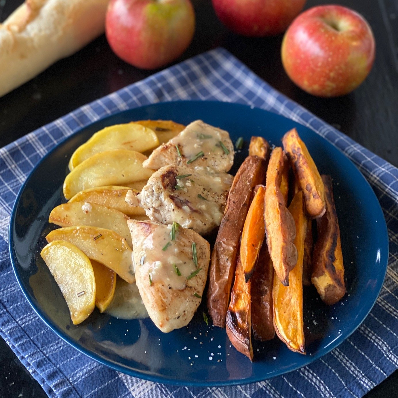 Apple Cider & Sautéed Apple Chicken Weavers Orchard