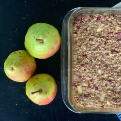 Pomegranate Pear Baked Oatmeal & Budget-Friendly Recipes IMG_7117