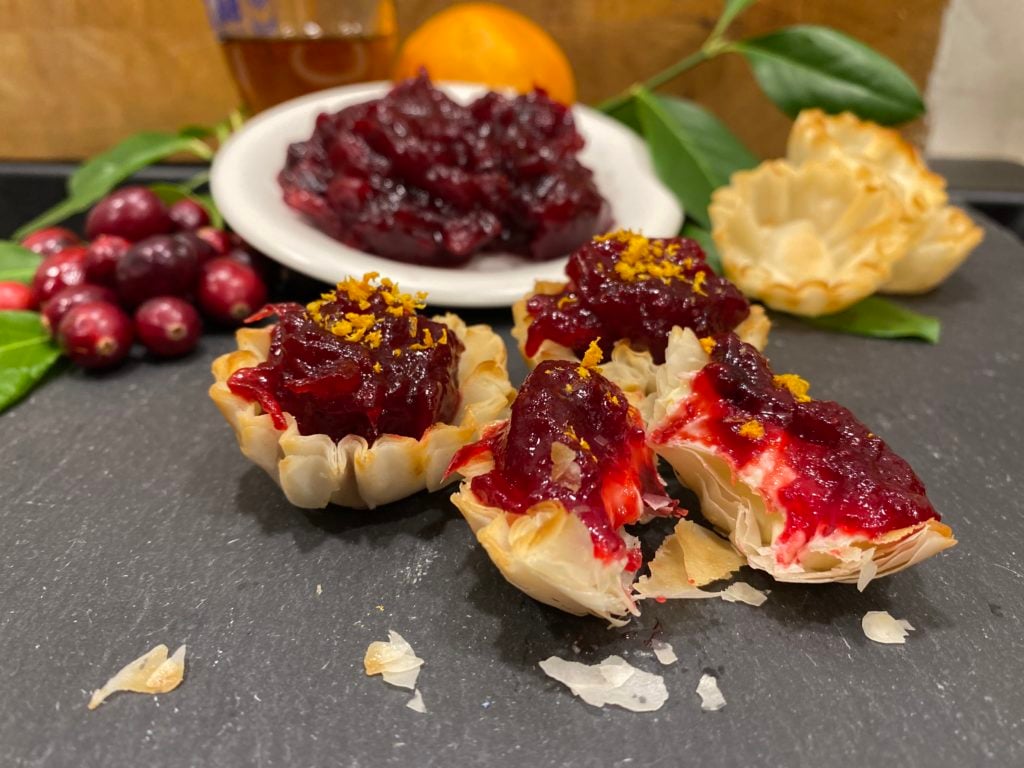 Cranberry Bourbon Tartlet