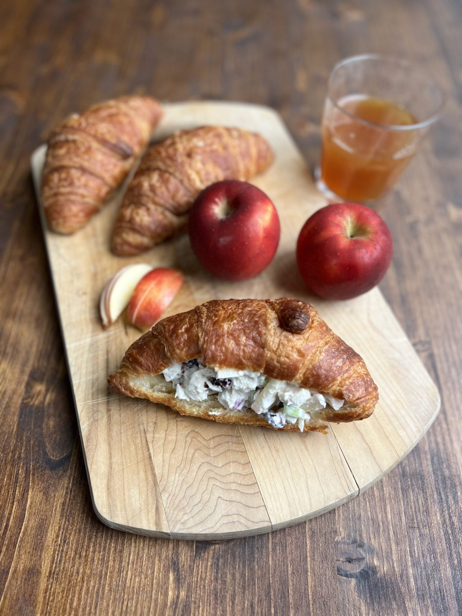 Harvest Chicken Salad on a Croissant - Weavers Orchard