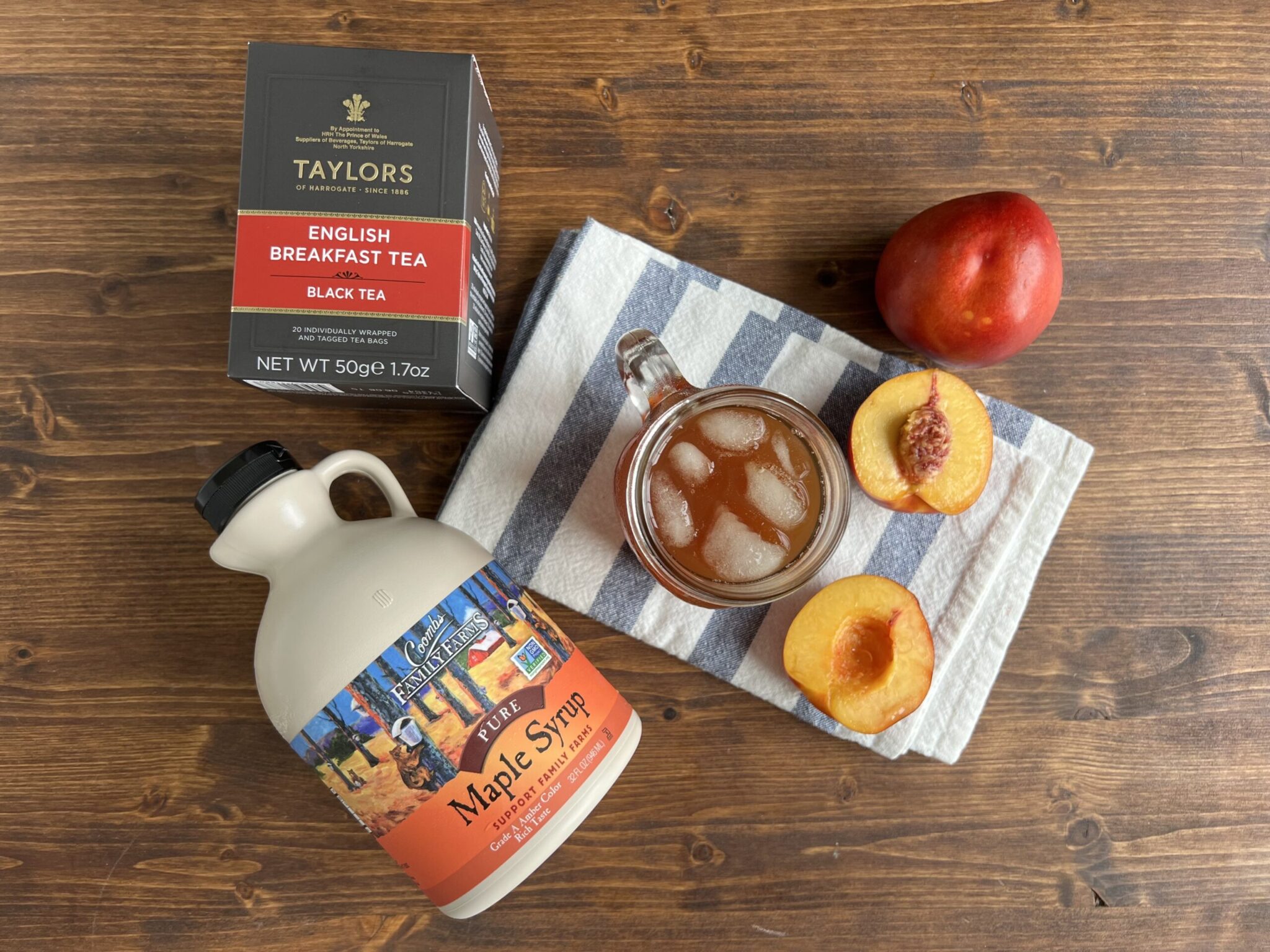 Maple Nectarine Iced Tea - Weavers Orchard