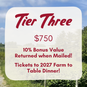 Tier One (1) Tier 3 - Investment Gift Card